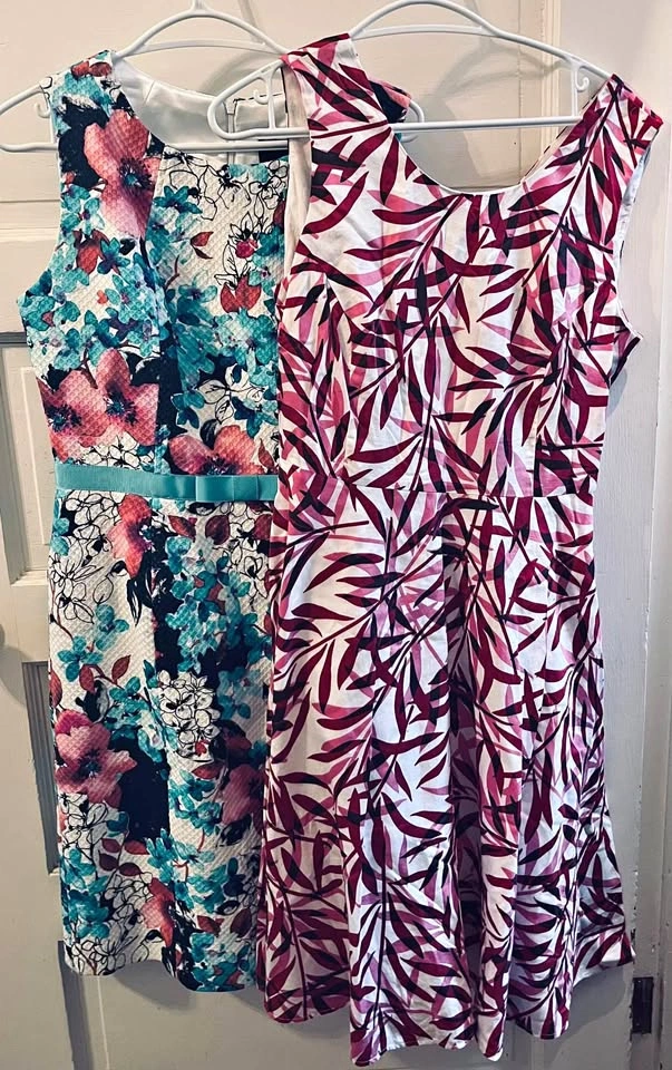 Bundle of 2 Summer Designer Dresses Size 8 / Medium