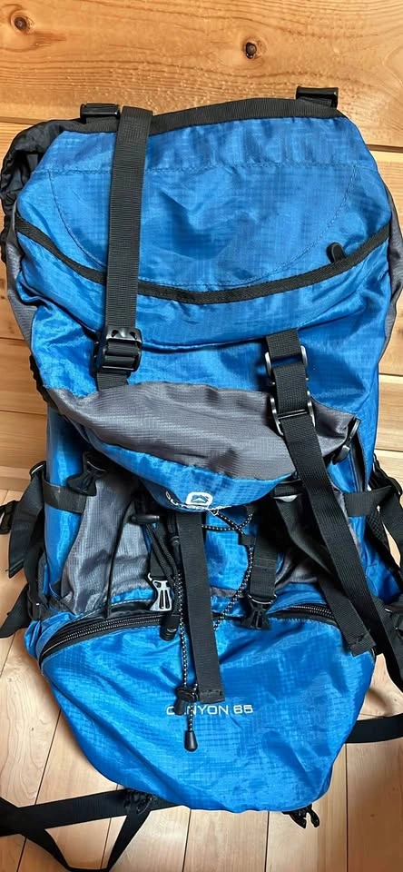 Canyon 65 Blue Hiking Backpack