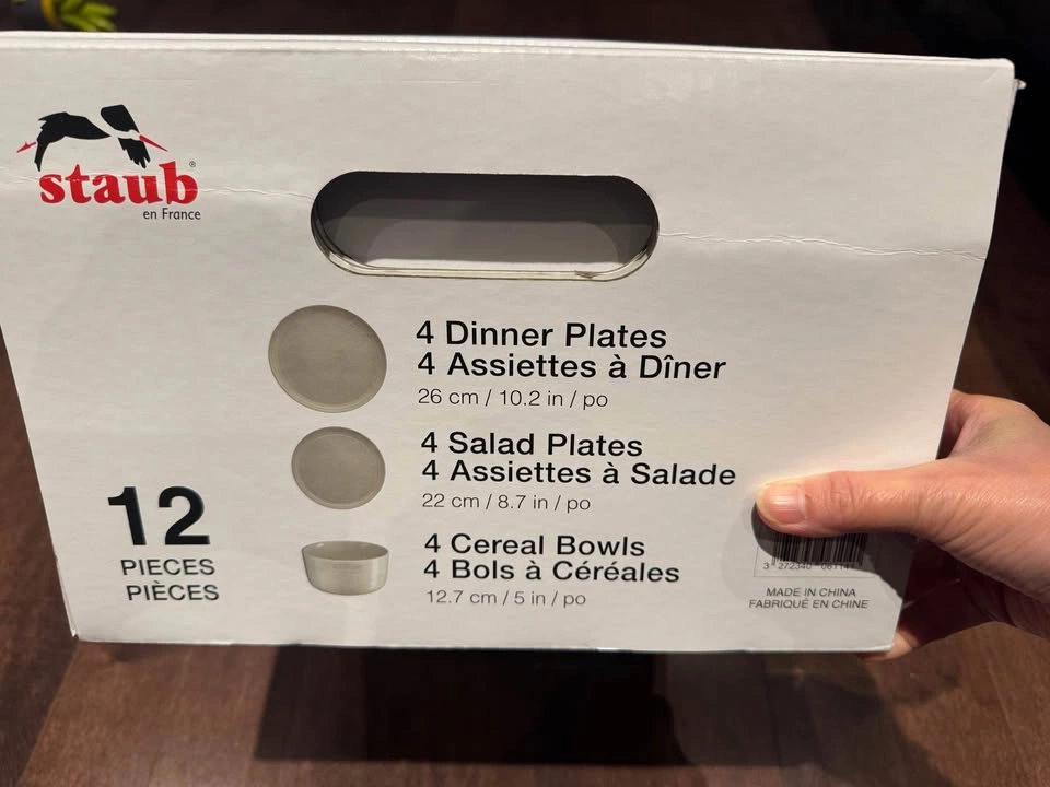 STAUB Stoneware 12pcs Dinnerware Set - photo 2