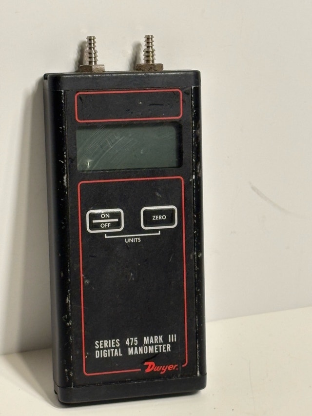 Dwyer 475 Mark III Digital Manometer HVAC Pressure Meter - photo 3