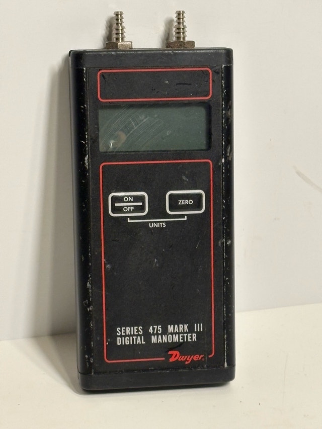 Dwyer 475 Mark III Digital Manometer HVAC Pressure Meter - photo 5