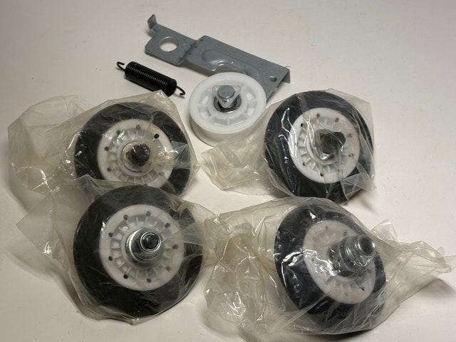 LG Kenmore Dryer Repair Kit Rollers Belt Pulley Set