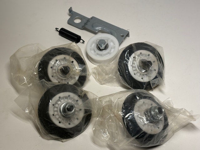 LG Kenmore Dryer Repair Kit Rollers Belt Pulley Set - photo 2