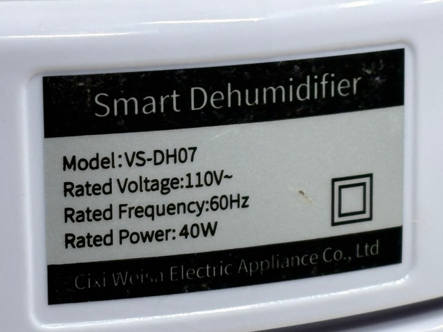 Compact Dehumidifier VS-DH07 Quiet Moisture Control - photo 4