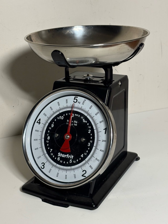 Starfrit Analog Kitchen Scale 5kg w/ Stainless Bowl - photo 3