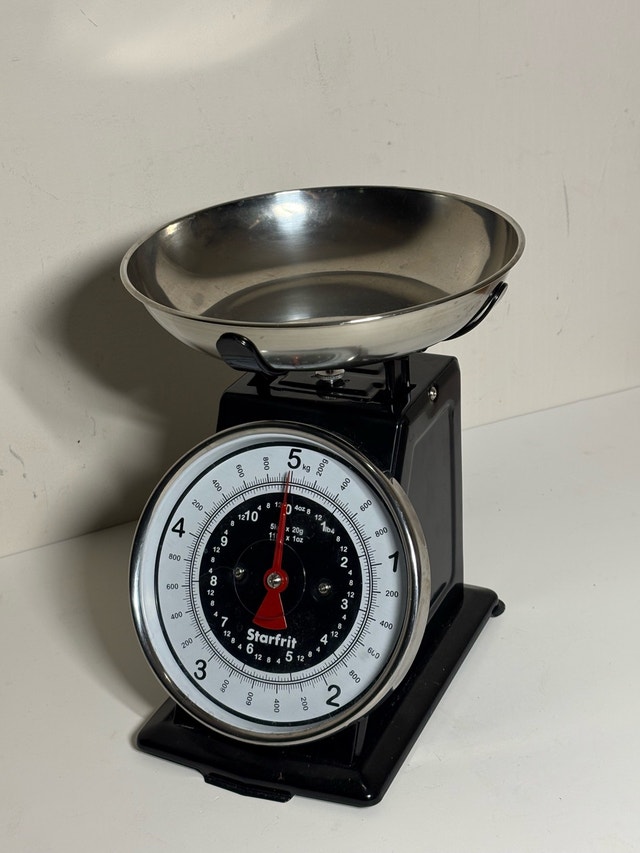 Starfrit Analog Kitchen Scale 5kg w/ Stainless Bowl - photo 4