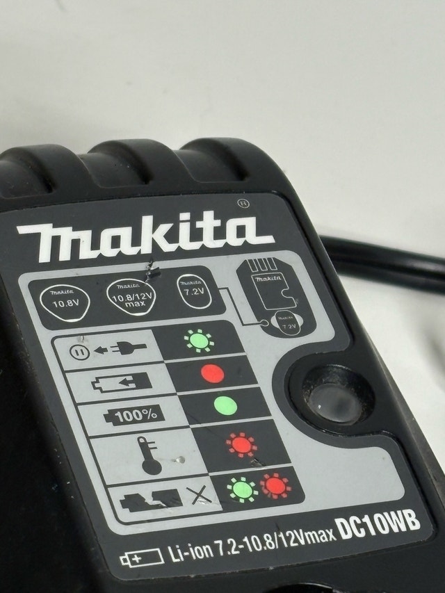 Makita Battery Charger DC10WB 7.2V-12V Li-Ion - photo 2