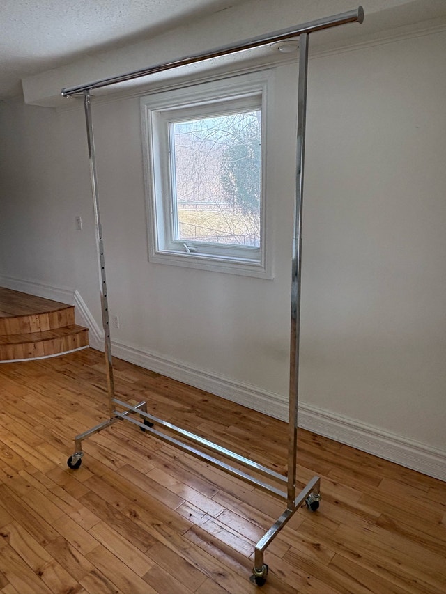 Extra Tall Adjustable Clothing Rack on Wheels - photo 2