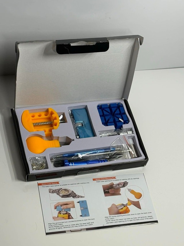 JOREST Watch Repair Tool Kit – Battery Replacement & Band Adjust - photo 2