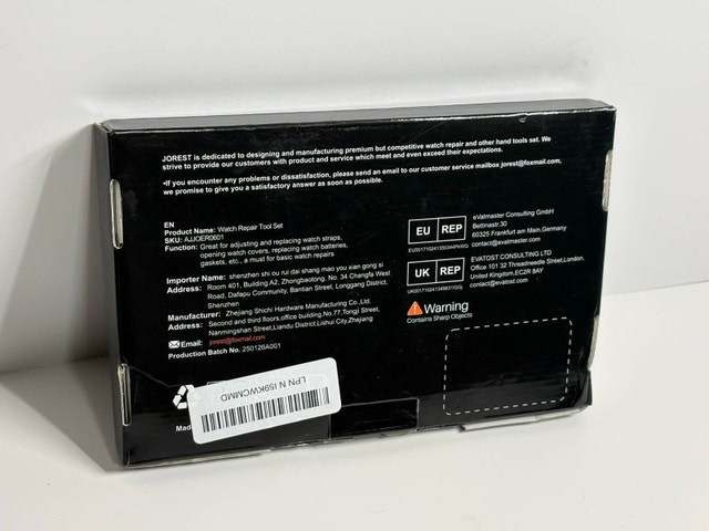 JOREST Watch Repair Tool Kit – Battery Replacement & Band Adjust - photo 4