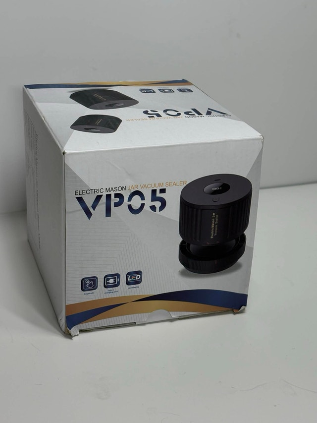 VP05 Electric Mason Jar Vacuum Sealer – USB Rechargeable
