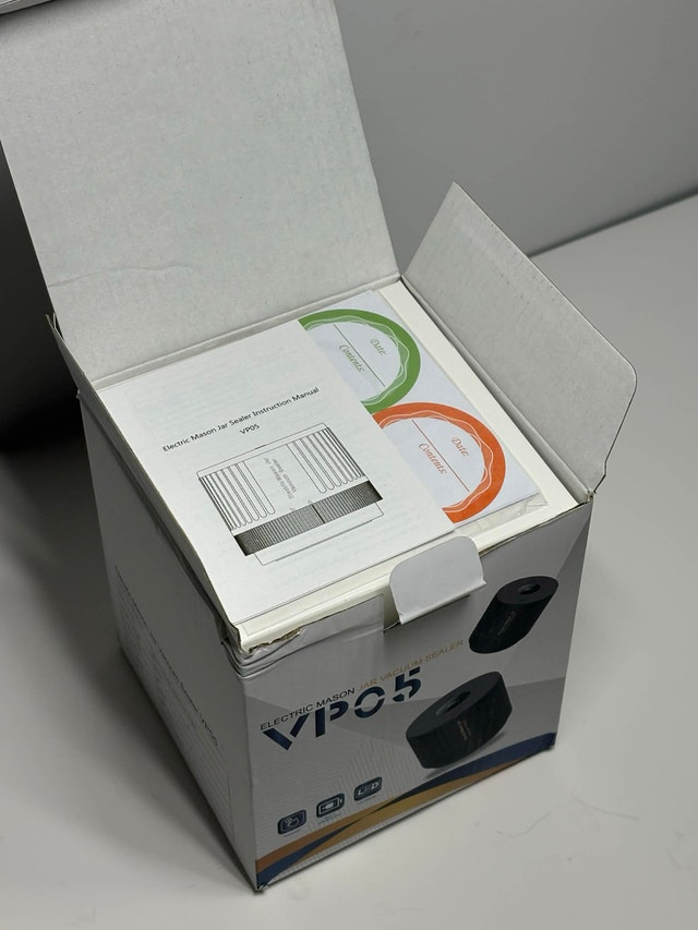 VP05 Electric Mason Jar Vacuum Sealer – USB Rechargeable - photo 2