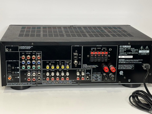 Yamaha HTR-6030 AV Receiver Home Theater Amplifier - photo 4