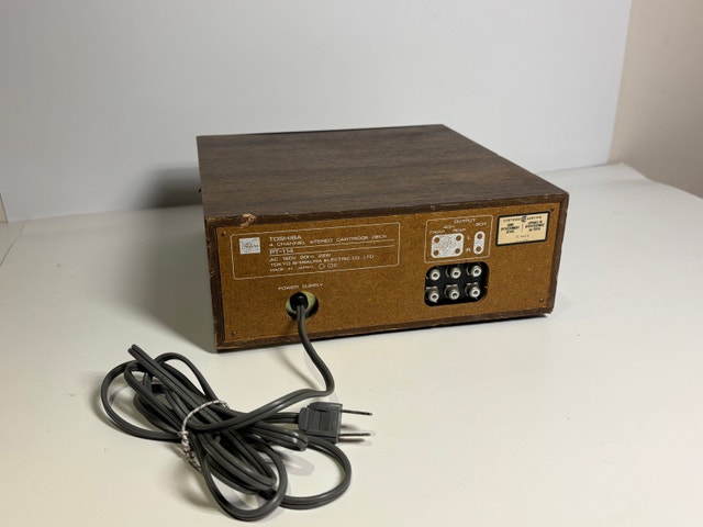 Vintage Toshiba PT-114 4 Channel 8-Track Player - photo 4