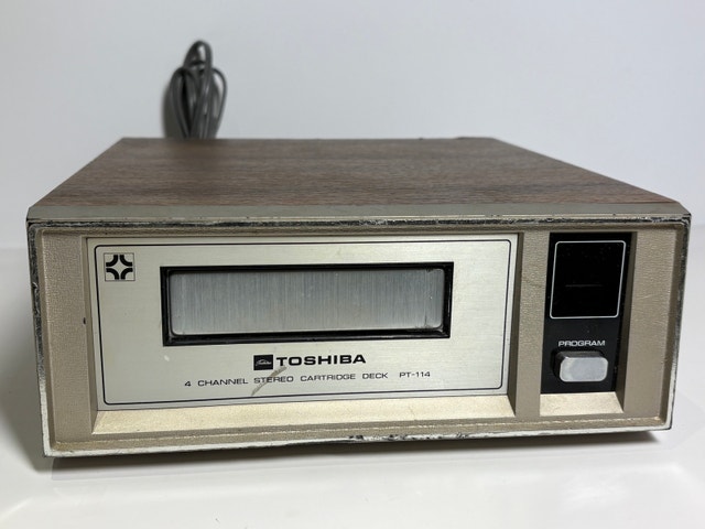 Vintage Toshiba PT-114 4 Channel 8-Track Player - photo 5