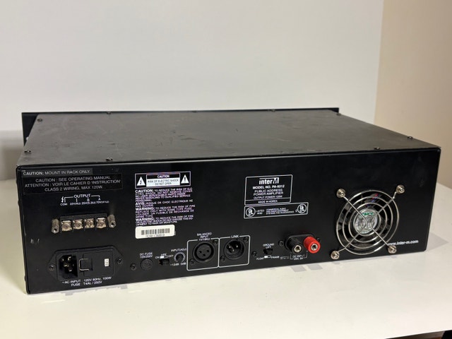 Inter-M PA-9312 Public Address Power Amplifier 120W - photo 5