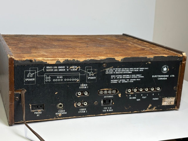 Vintage Electrohome SC-406-1210 Stereo Receiver - photo 4