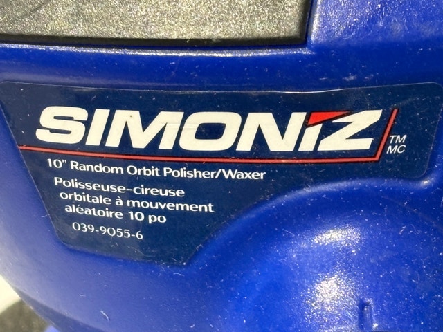 Simoniz 10” Random Orbit Car Polisher / Waxer - photo 4