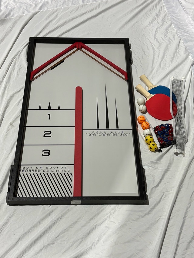 Majik 2-in-1 Flipperz Tabletop Game: Ping Pong & Shuffleboard - photo 5