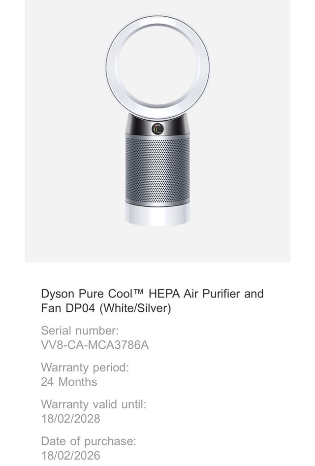 Dyson DP04 Pure Cool HEPA Air Purifier & Fan - Warranty 2028 - photo 5
