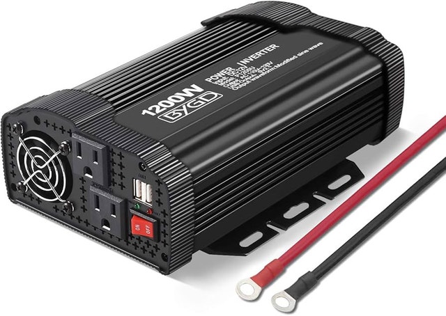 BYGD 1200W Power Inverter – 12V to 110V