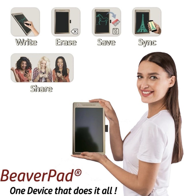 BeaverPad LCD Writing Tablet w/ Memory & Bluetooth - photo 4