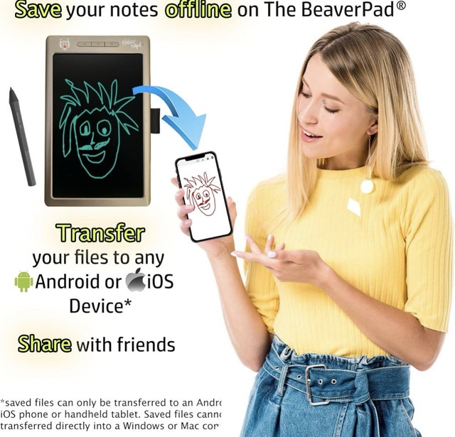 BeaverPad LCD Writing Tablet w/ Memory & Bluetooth - photo 5