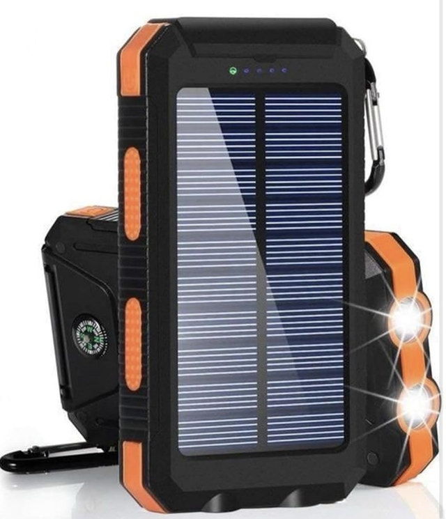 Solar Portable Power Bank 36800mAh w/ LED Light - photo 4