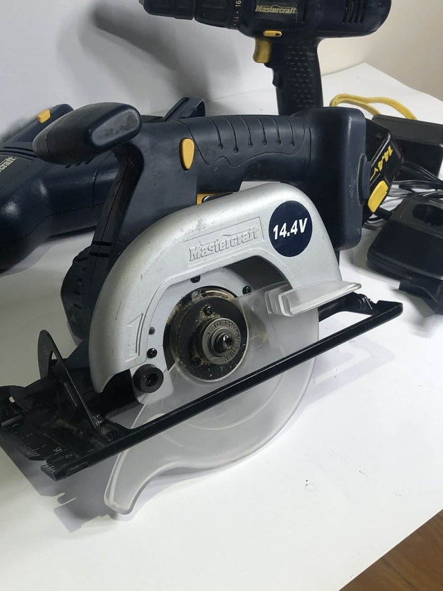 Mastercraft 14.4V Cordless Power Tool Set - 3 Tools + Case - photo 5