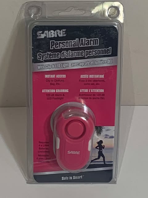 Good Finds | SABRE Personal Alarm with Clip & Light – Pink
