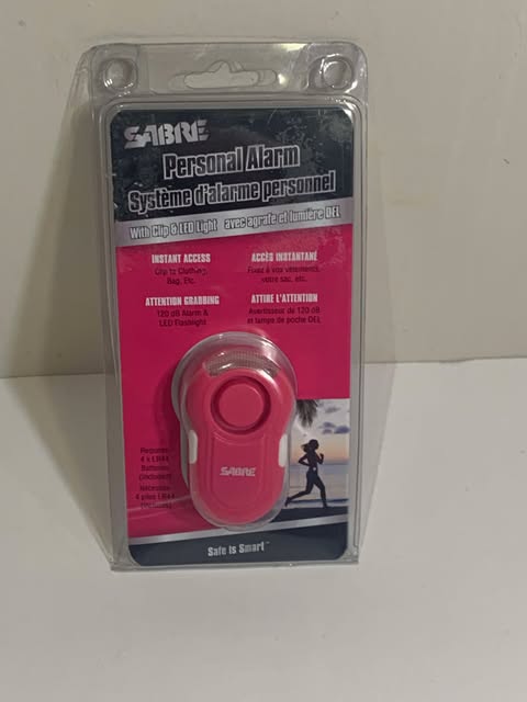 Good Finds | SABRE Personal Alarm with Clip & Light – Pink - photo 2