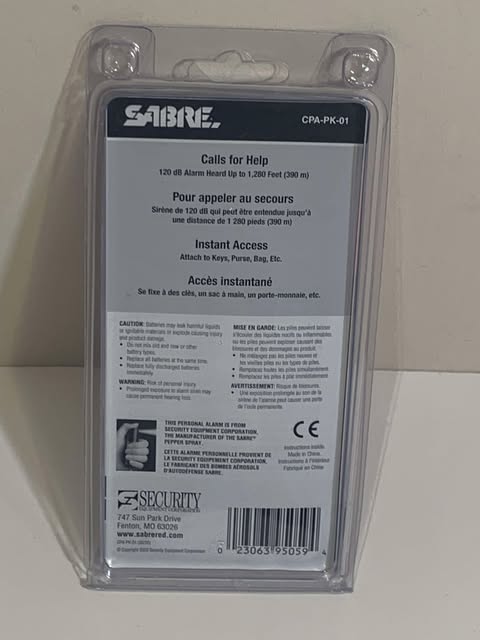Good Finds | SABRE Personal Alarm- Dual Siren & Key Ring - photo 3