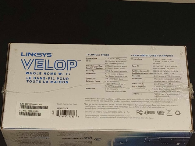 Linksys Velop AC1300 Dual-Band Mesh Wi-Fi System - photo 3