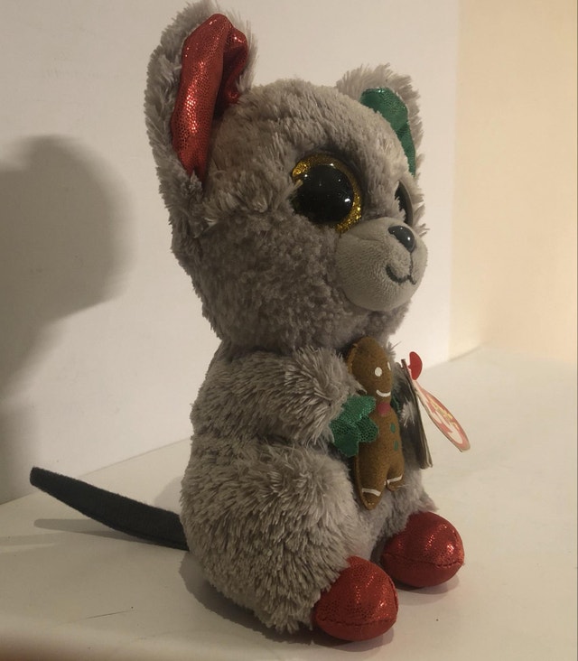 TY Beanie Boos Mac Christmas Plush w/ Gingerbread – Good Fi - photo 3