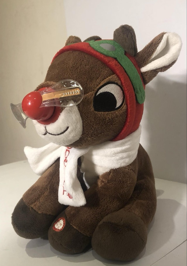 Animated Singing Rudolph Reindeer W/ Light-Up Nose - photo 3