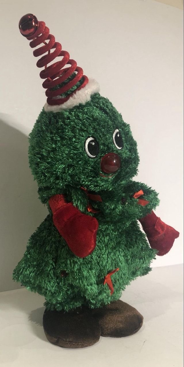 Animated Singing Christmas Tree Plush Holiday Decor - photo 2