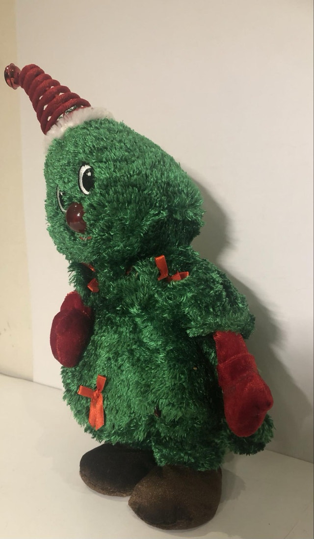 Animated Singing Christmas Tree Plush Holiday Decor - photo 3