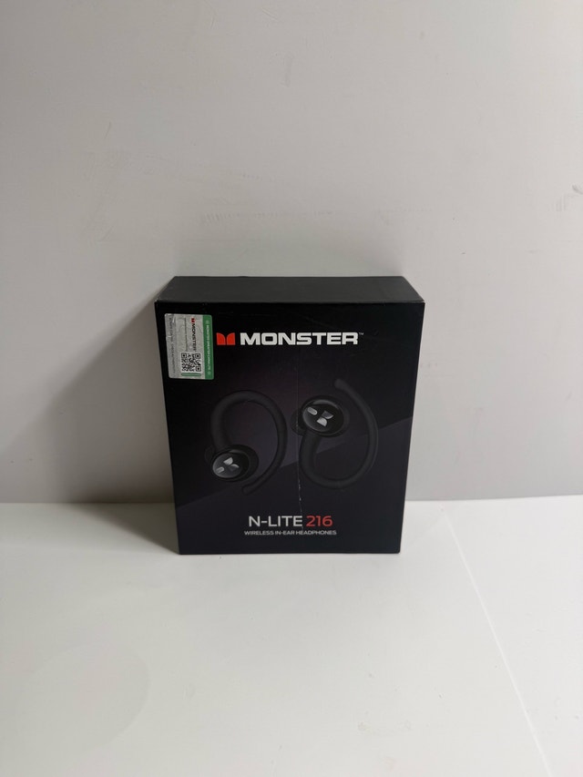 Monster N-Lite 216 Wireless Earbuds - 48H Playtime, Black - photo 2