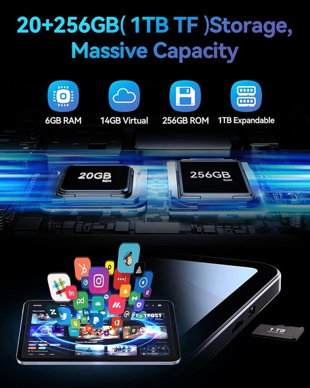 Bpad 13 Android Tablet - 13.4" FHD, 20GB+256GB, 10000mAh - photo 5