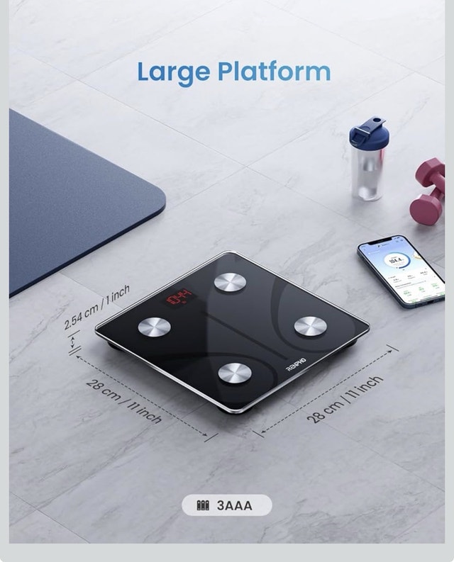 RENPHO Smart Scale - Body Fat, BMI, Bluetooth App Sync, NEW - photo 4