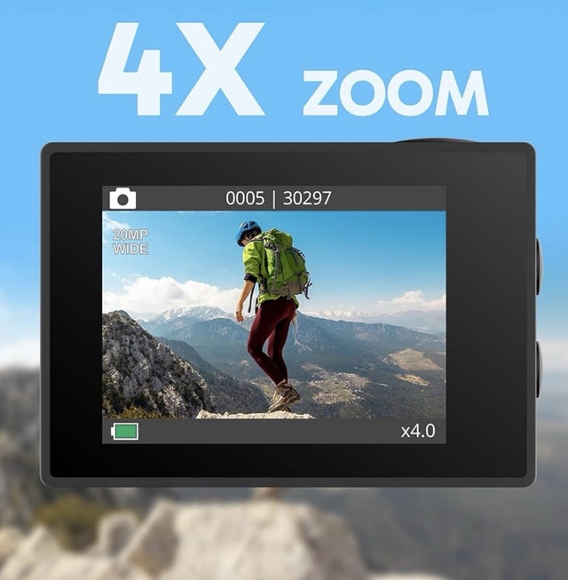 AKASO 4K Camera + 128GB Card – New, Waterproof - photo 5