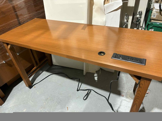 Solid Wood Desk w/ Power Bar – Hotel Grade - photo 3