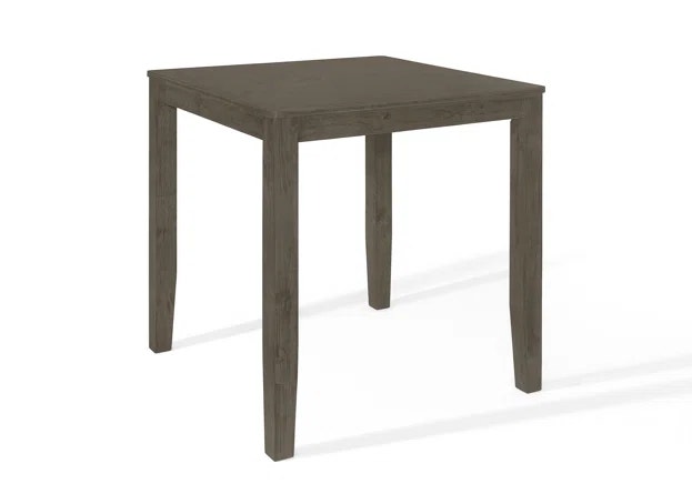 35.5" Square Counter Height Table – Rustic Wood | Good Finds