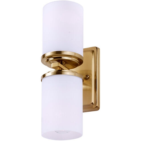 Forte Duo 2-Light Wall Sconce – Soft Gold | Good Finds