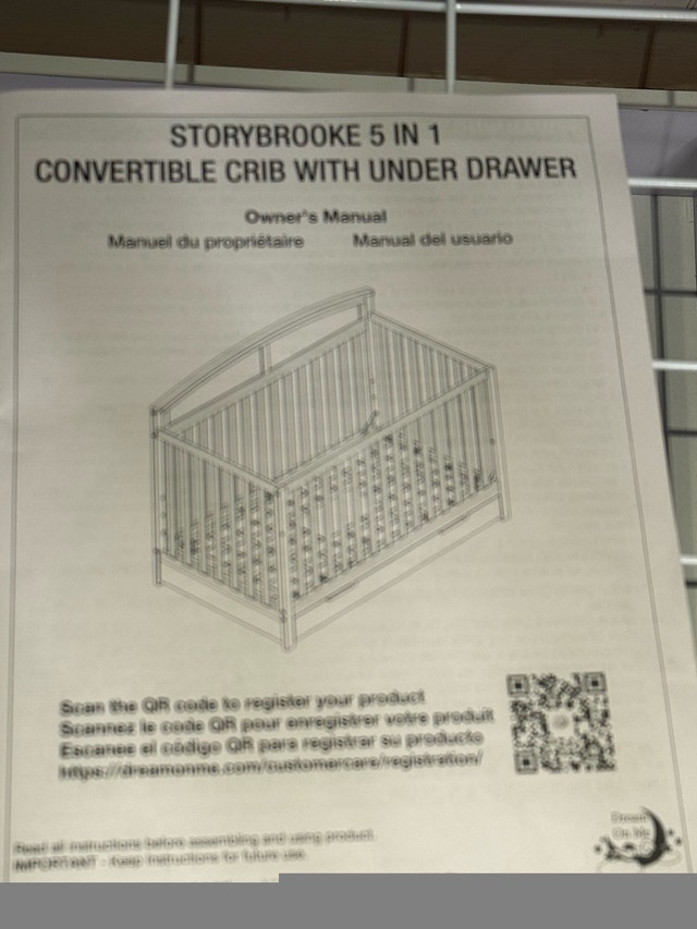 Convertible Crib with Storage – Assembled & Ready - photo 4