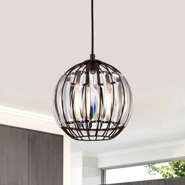 Vanhorn 1-Light Pendant – Bronze & Globe Glass - photo 3