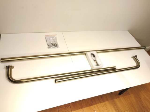 L-Shaped Rod Kit | Wall Mount Multi-Purpose Bar