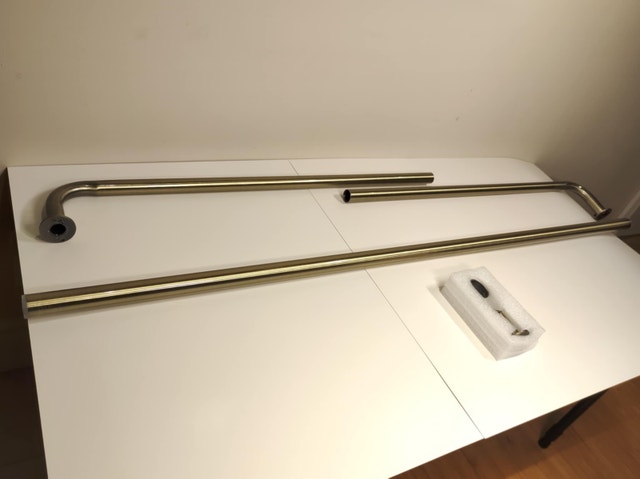L-Shaped Rod Kit | Wall Mount Multi-Purpose Bar - photo 3