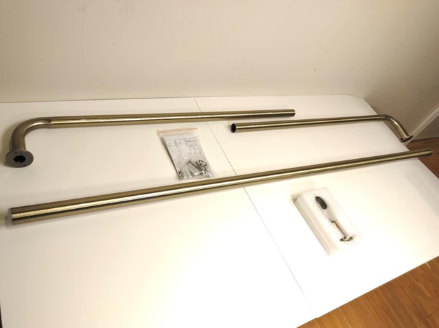 L-Shaped Rod Kit | Wall Mount Multi-Purpose Bar - photo 4