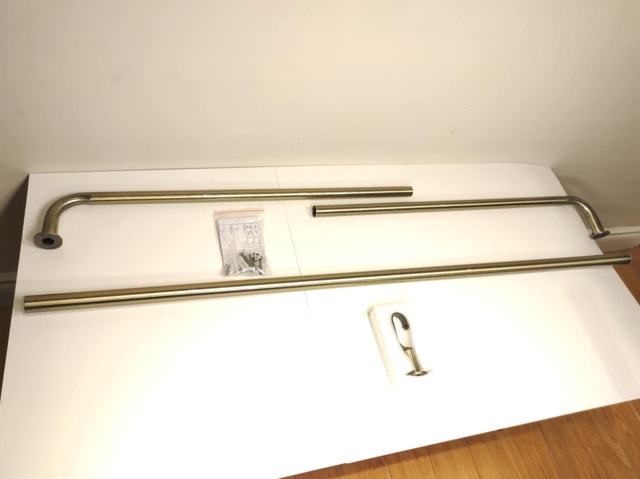 L-Shaped Rod Kit | Wall Mount Multi-Purpose Bar - photo 5